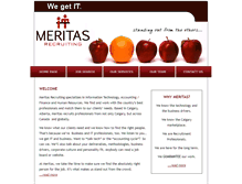 Tablet Screenshot of meritasrecruiting.com